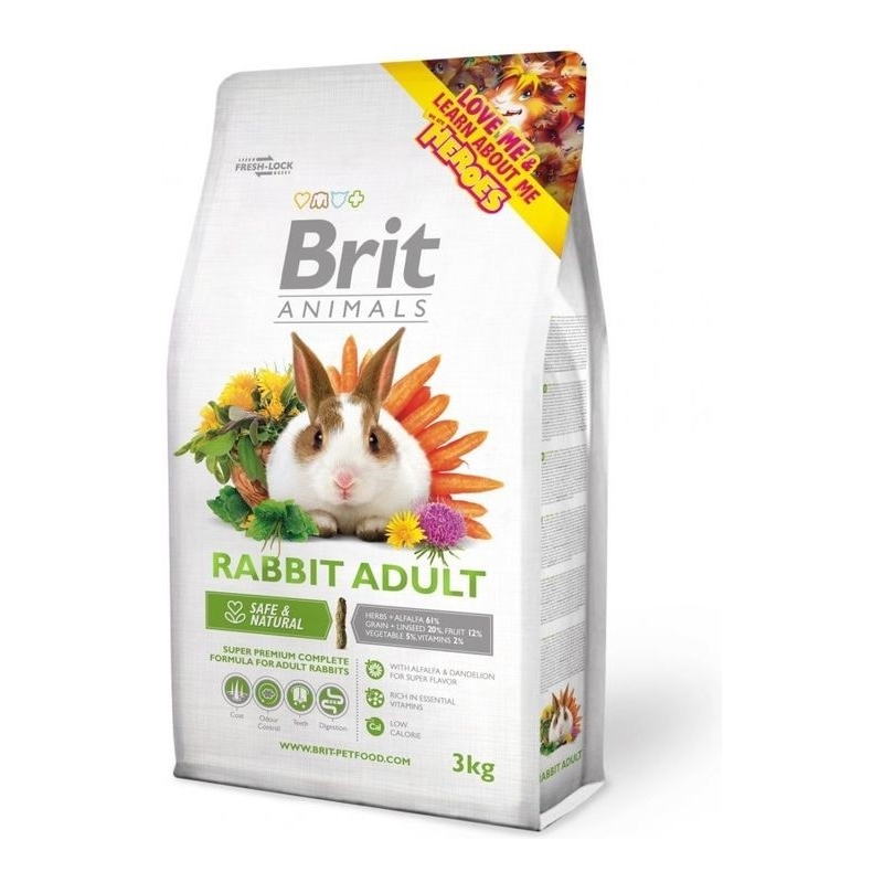 Obrázok pre Ukážkový NEPREDAJNÝ produkt Brit Animals Rabbit Adult Complete 3 kg